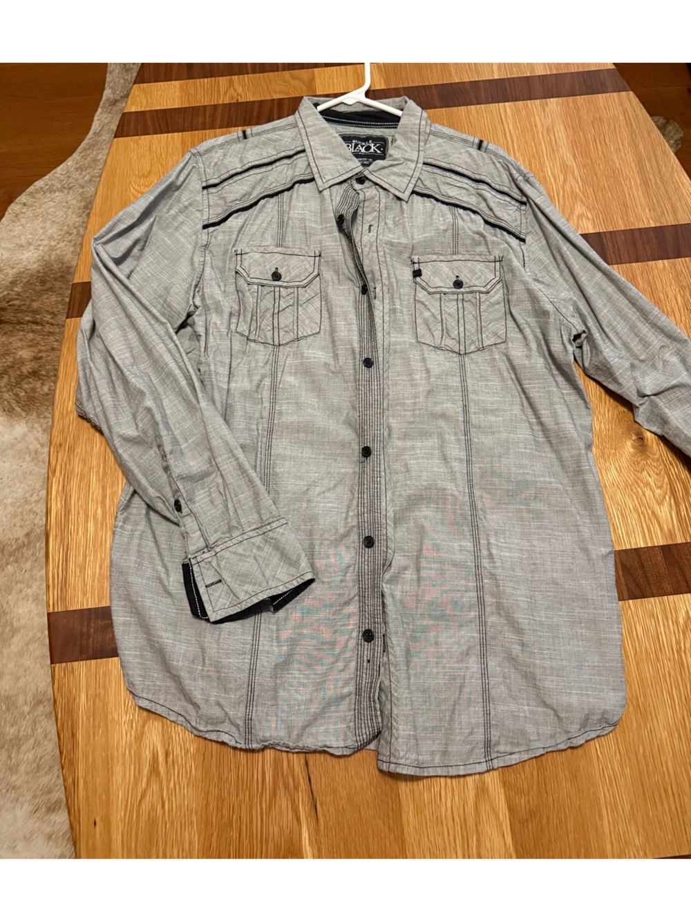 Buckle button down shirt